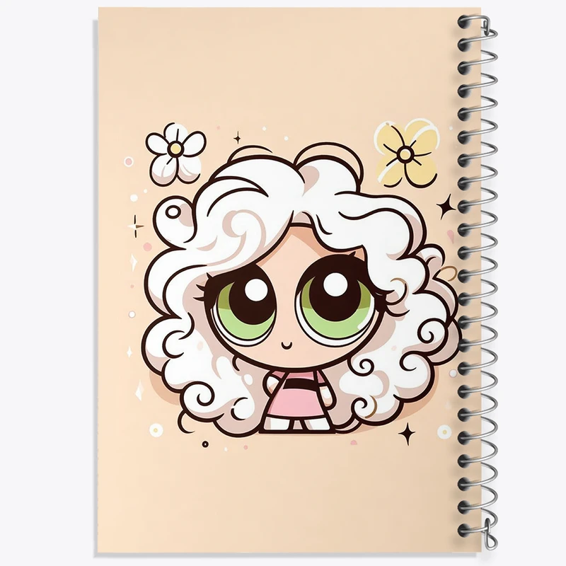 دفتر لیست خرید 50 برگ خندالو مدل دختران نیرومند (The Powerpuff Girls) کد N2112