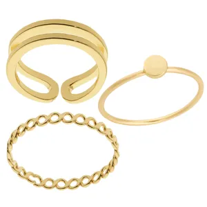 انگشتر زنانه کد RKH_1473 مجموعه 3 عددی