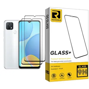 Randika Glass MIX002 Screen Protector For Oppo A35 Pack Of 2