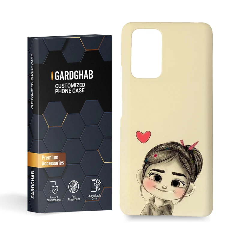 کاور گارد قاب مدل دخترانه مناسب برای گوشی موبایل شیائومی Redmi note10 pro 4g 