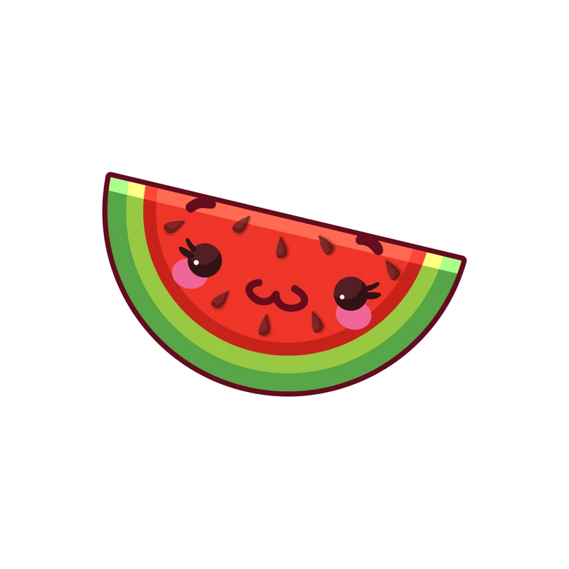 برچسب لپ تاپ پویا مارکت طرح هندونه کد 1585