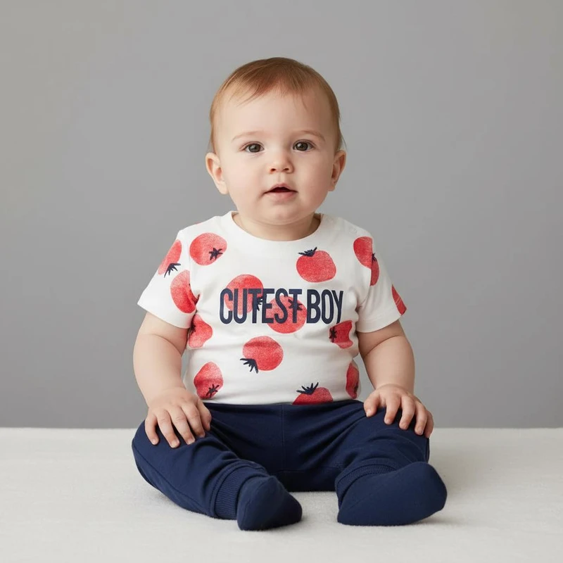 تی شرت آستین کوتاه پسرانه لوپیلو مدل 8983