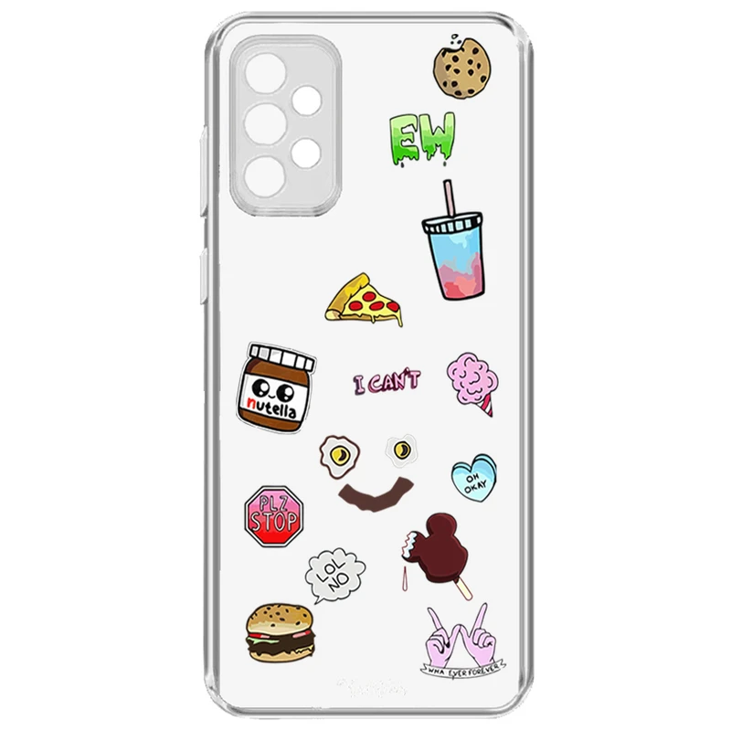 کاور طرح Yummy مناسب برای گوشی موبایل سامسونگ  Galaxy A32 4G