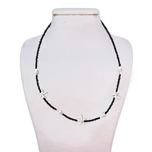 گردنبند دخترانه مدل گوش ماهی 01