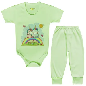 ست بادی و شلوار نوزادی کارانس مدل BSTG-3111