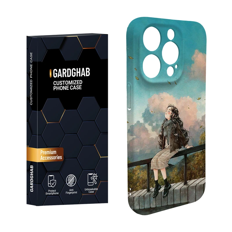 کاور گاردقاب مدل دخترانه مناسب برای گوشی موبایل اپل iPhone15 pro