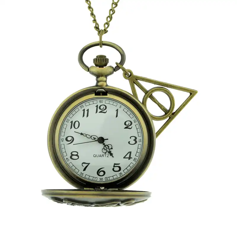 ساعت گردنبندی عقربه ای برانت مدل هاگوارتز هری پاتر