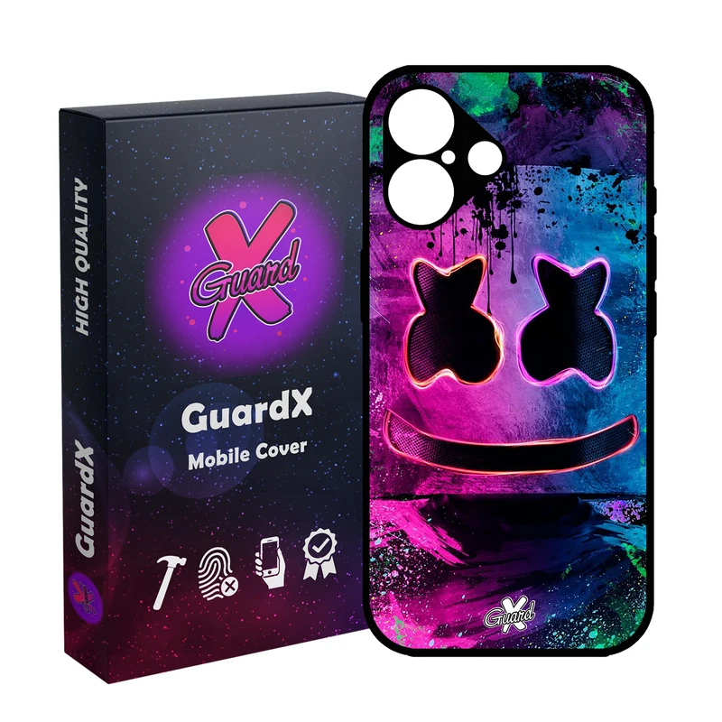 کاور گارد ایکس طرح Marshmello مدل 10028 مناسب برای گوشی موبایل اپل iPhone 16