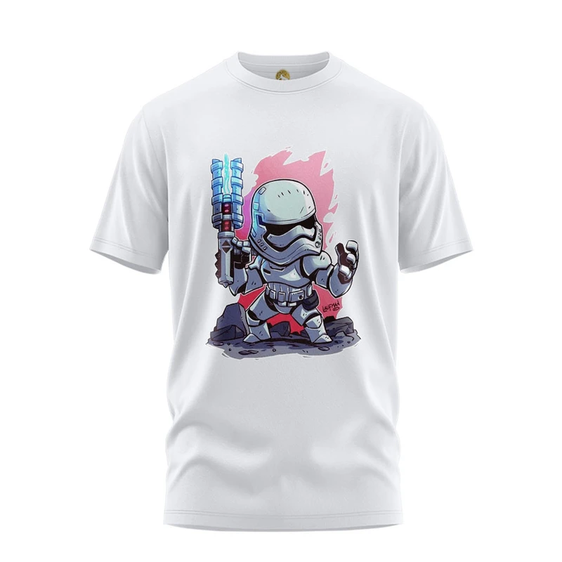 تی شرت آستین کوتاه مردانه هومرو مدل TW215 طرح جنگ ستارگان