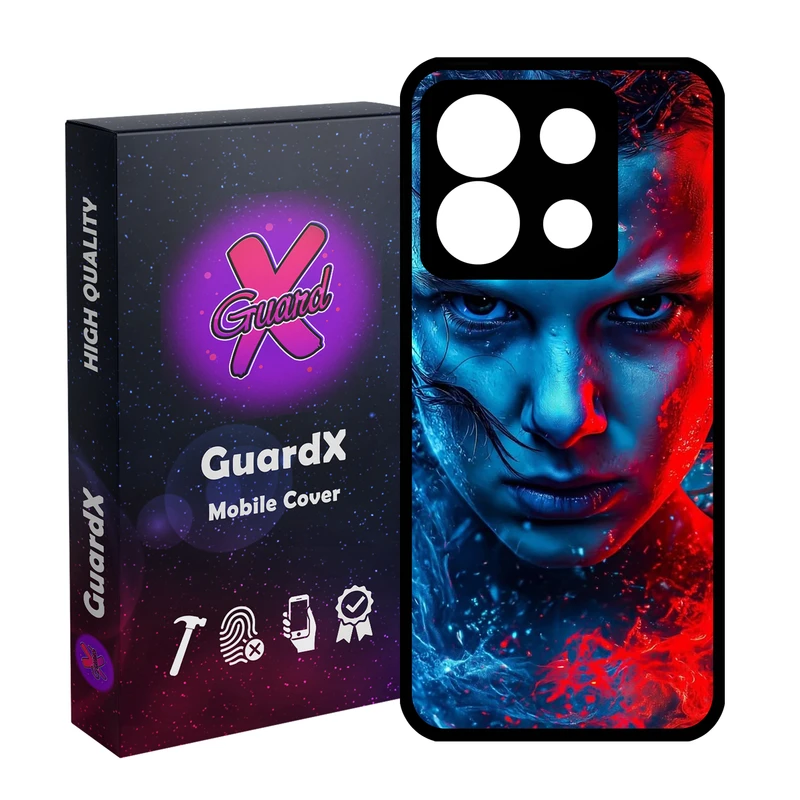 کاور گارد ایکس طرح Stranger Things مدل 10932 مناسب برای گوشی موبایل شیائومی Redmi Note 13 5G