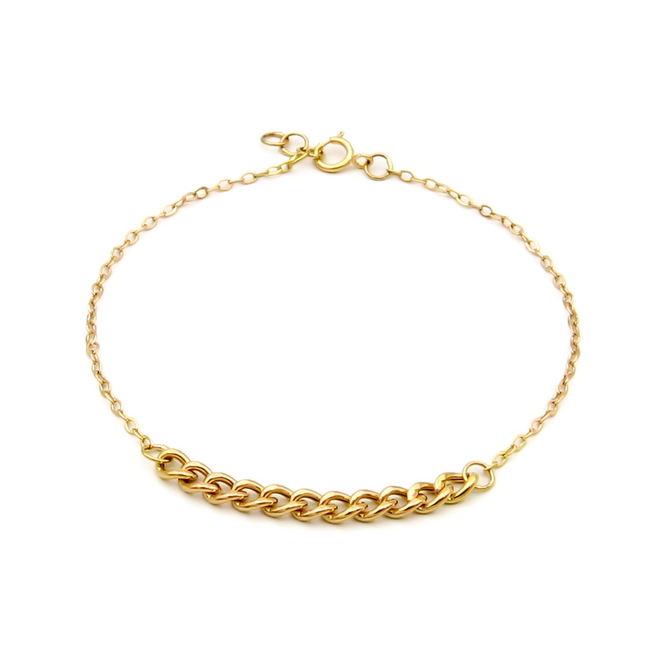 دستبند طلا 18 عیار زنانه کاپانی مدل KB015 -  - 1