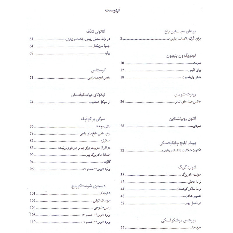کتاب قطعات برگزیده پیانو از 12 آهنگساز کلاسیک اثر دلبر حکیم آوا و مریم اسلامازیان نشر سرود
