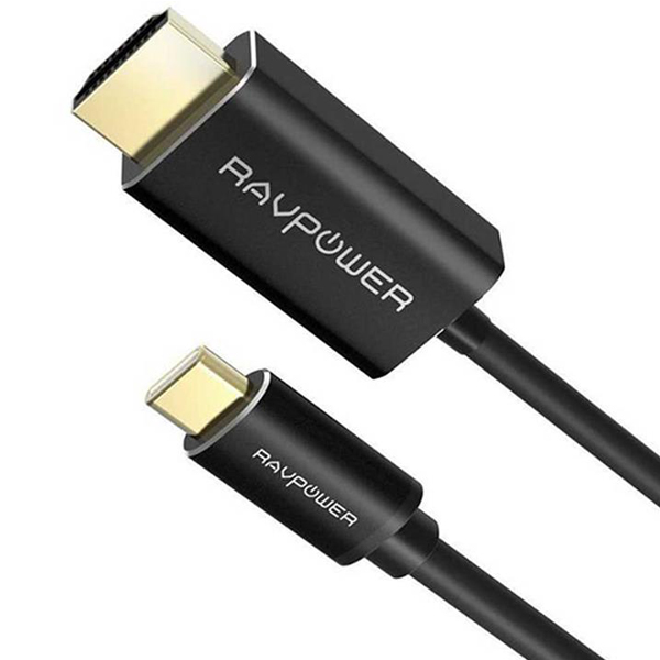 کابل تبدیل USB-C به HDMI راو پاور مدل RP-CB006 طول 2 متر