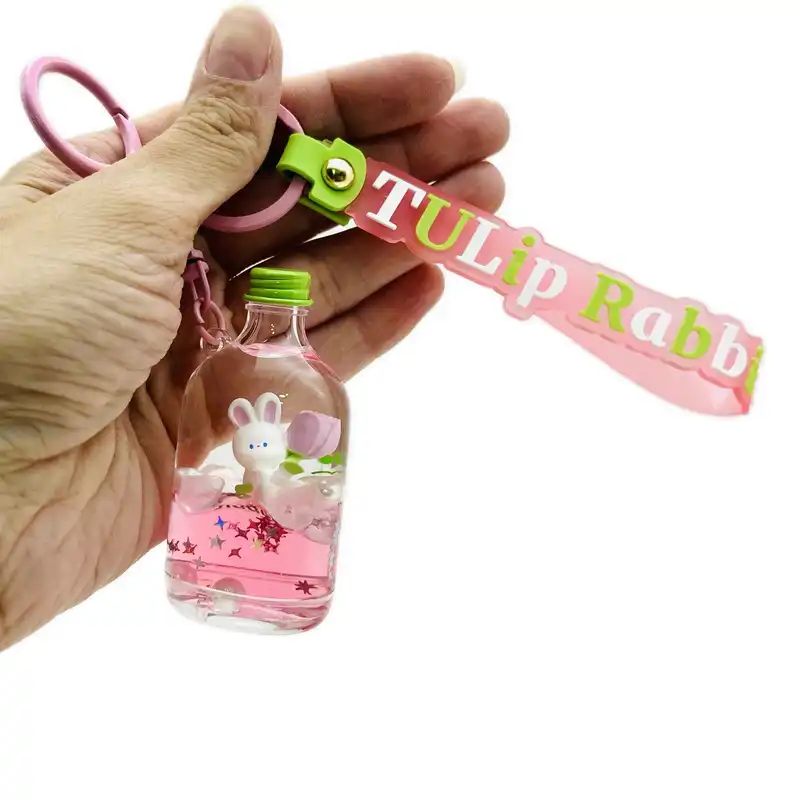 جاکلیدی مدل آکواریومی طرح خرگوش گل بدست کد 1095B