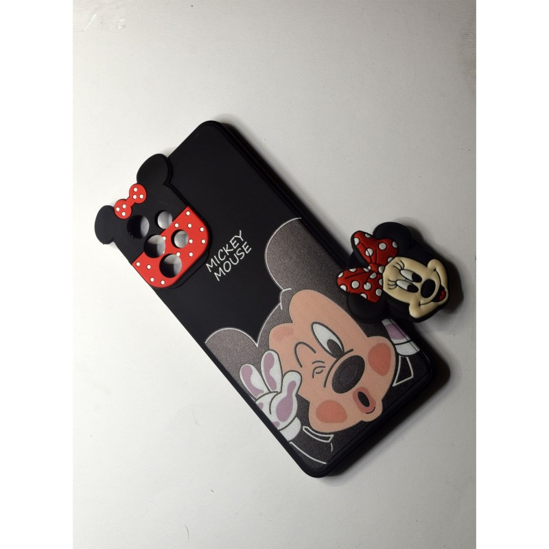 کاور طرح عروسکی مدل Micky مناسب برای گوشی موبایل سامسونگ Galaxy A13 4G به همراه پاپ سوکت 1
