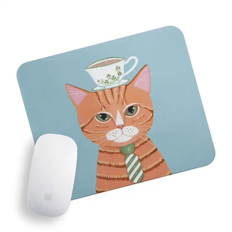 ماوس پد مدل گربه طرح 1215