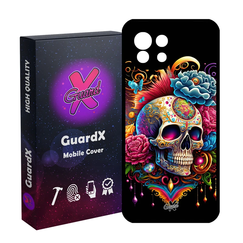کاور گارد ایکس طرح جمجه مدل Glass10602 مناسب برای گوشی موبایل شیائومی  MI 11 Lite