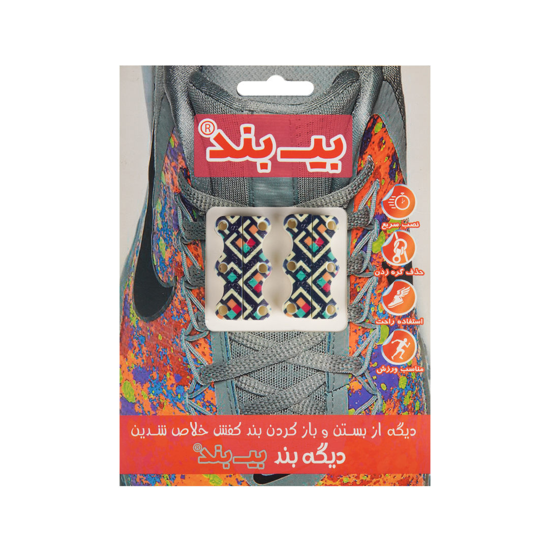 بند کفش مدل آهنربایی بسته 2 عددی