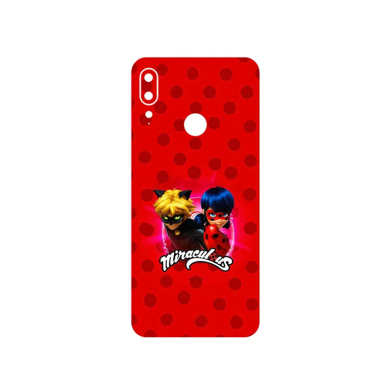 برچسب پوششی ماهوت مدل Ladybug and Cat Noir مناسب برای گوشی موبایل موتورولا Moto E6 Plus