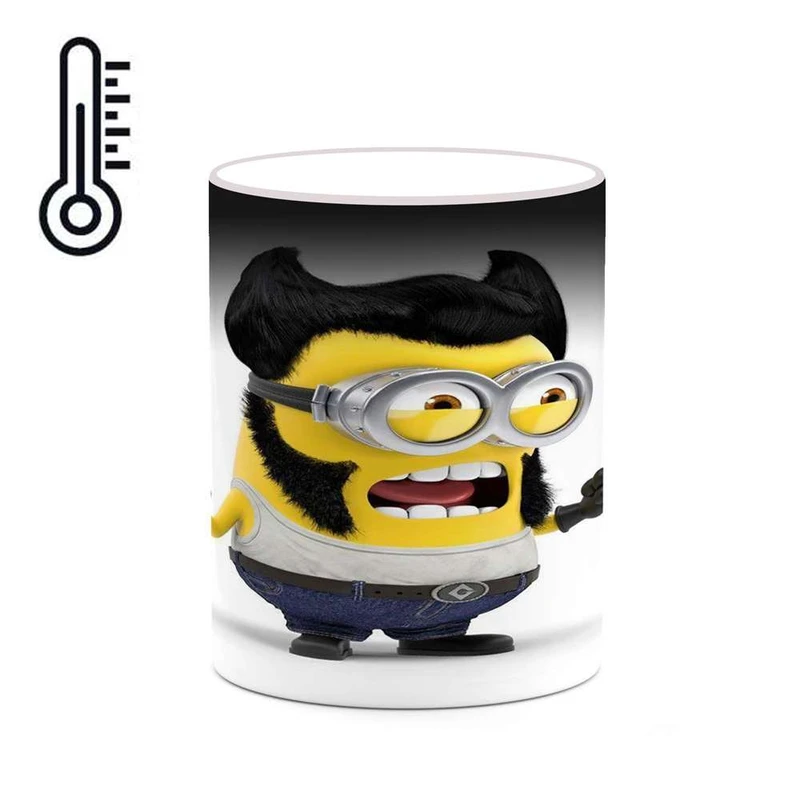 ماگ حرارتی کاکتی مدل کارتون مینیون ها کد mgh22848