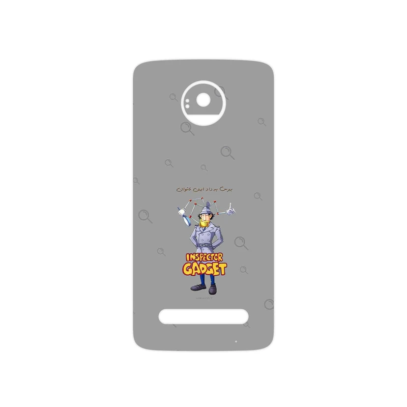 برچسب پوششی ماهوت مدل Inspector Gadget مناسب برای گوشی موبایل موتورولا Moto Z2 Play