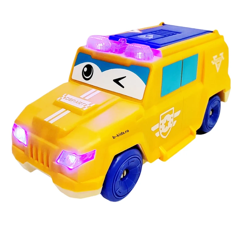 ماشین بازی مدل پول پاش طرح موزیکال و چراغدار پلیسی کد 35-655