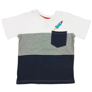 تی شرت آستین کوتاه بچگانه مدل ENC موشک