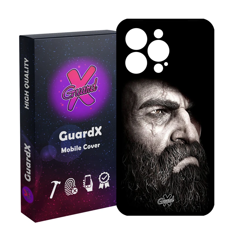 کاور گارد ایکس طرح God of War مدل Glass10100 مناسب برای گوشی موبایل اپل iPhone 13 Pro