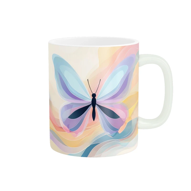 ماگ پاد آفرین طرح پروانه کد 3718