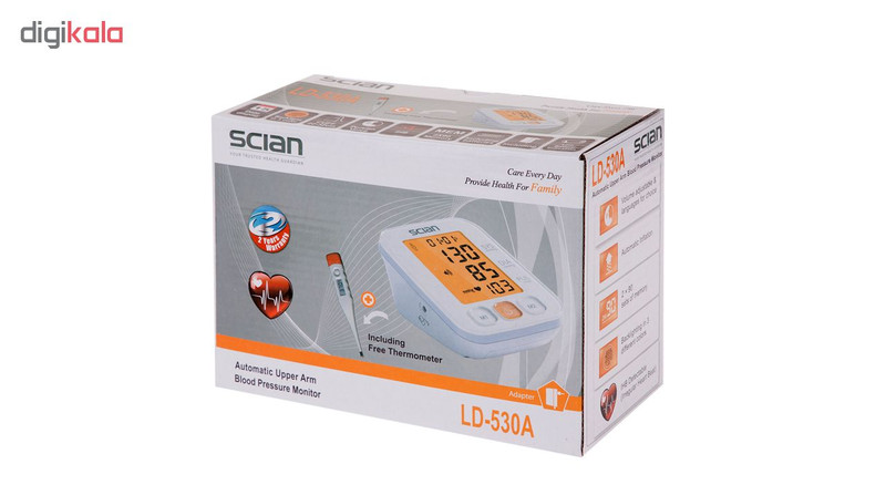 فشارسنج دیجیتال بازویی شیان مدل LD-530A به همراه ترمومتر دیجیتال