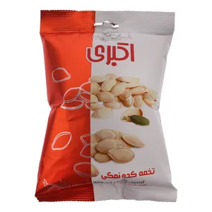 تخمه کدو نمکی اکبری - 90 گرم