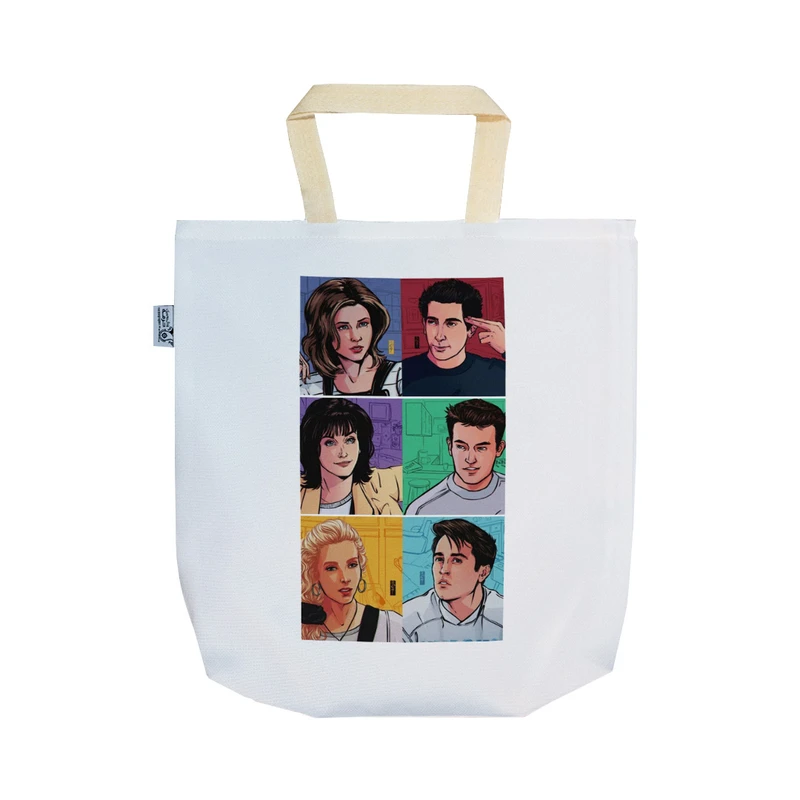 ساک خرید ترمه طراحان ایده مدل سریال دوستان کد strm1071 - SS