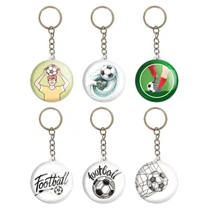 جاکلیدی خندالو مدل فوتبال Football کد 1664B مجموعه 6 عددی
