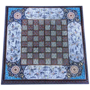 صفحه شطرنج خاتم کاری مدل سینا طرح چوگان کد jhny700