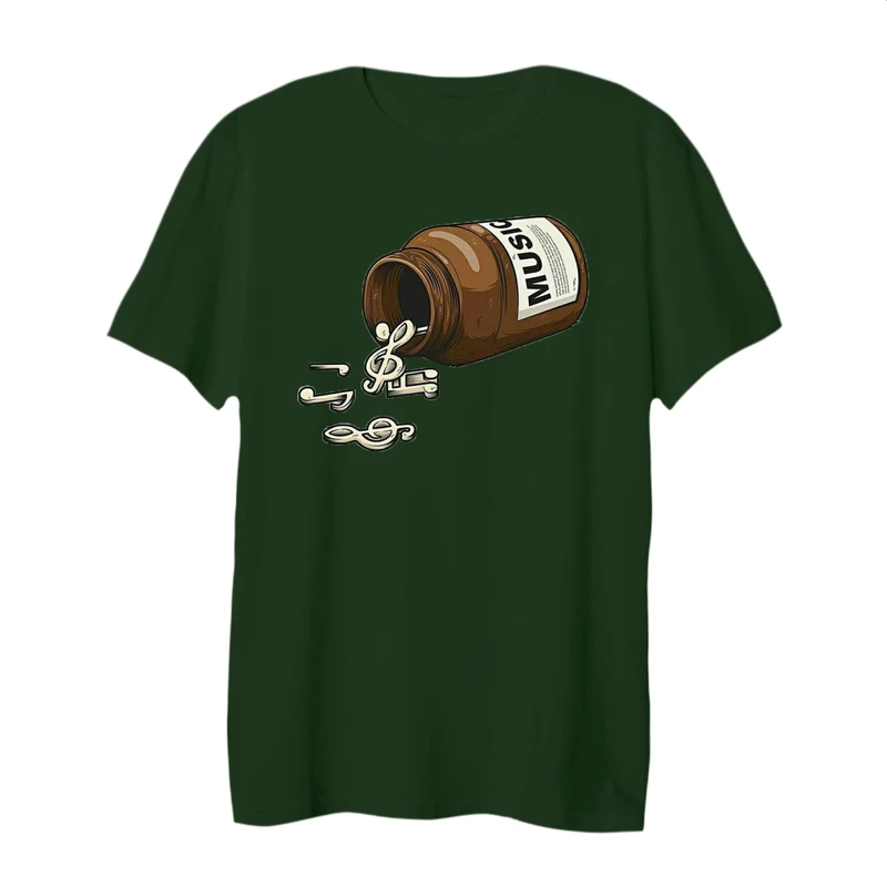 تی شرت لانگ آستین کوتاه زنانه مدل قرص موزیک