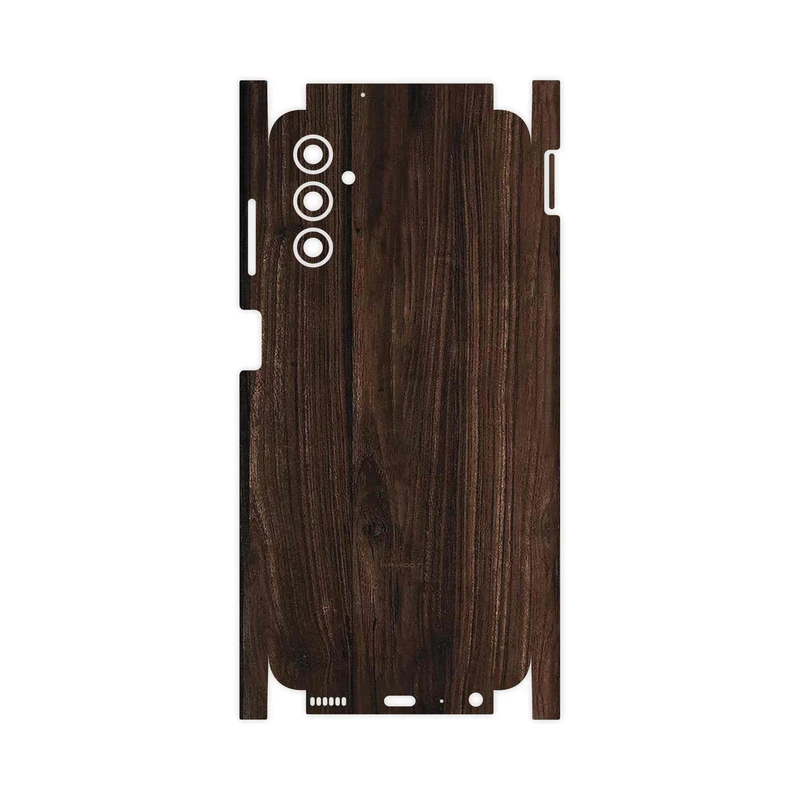 برچسب پوششی ماهوت مدل Dark_Walnut_Wood-FullSkin مناسب برای گوشی موبایل سامسونگ Galaxy M13 (India)
