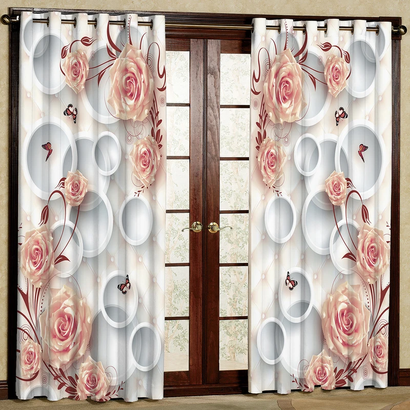  پرده مدل مخمل پانچی کد 4592 سایز 140x280 سانتی متر