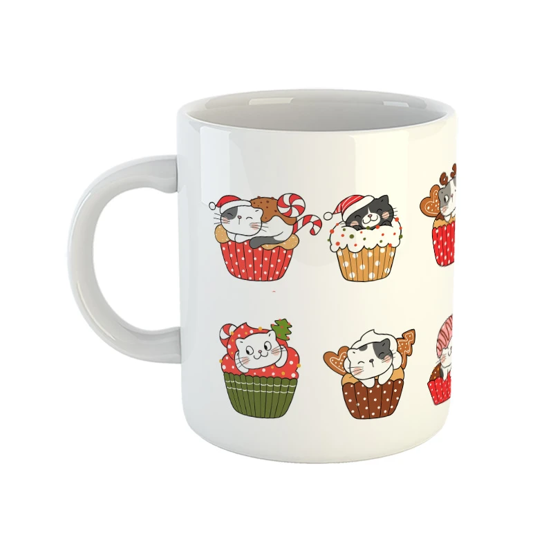 ماگ مدل گربه کیوت طرح فانتزی جذاب 18