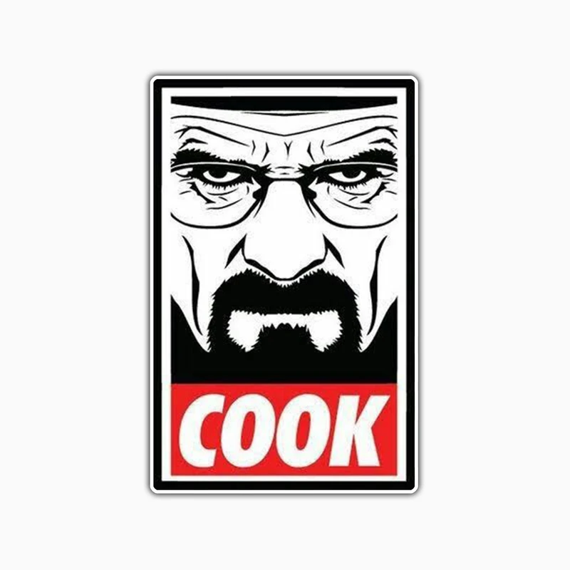 استیکر لپ تاپ و موبایل بووم طرح سریال Breaking Bad مدل Cook کد WR2