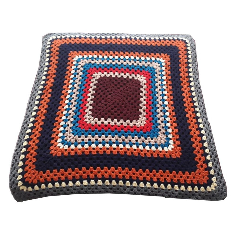 شال مبل طرح سنتی سایز 80x80 سانتی متر