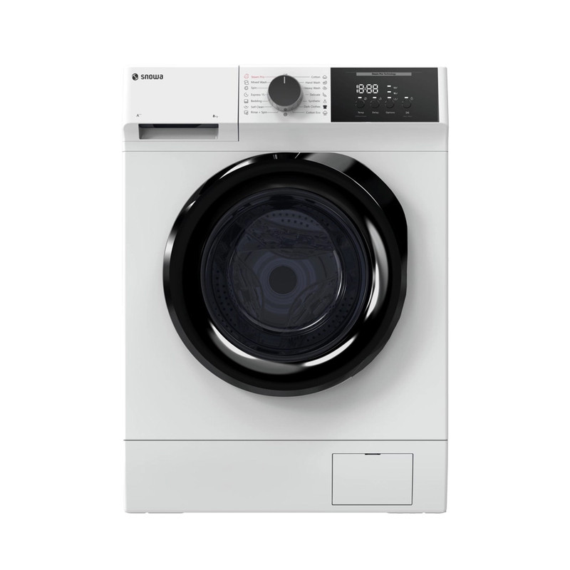 ماشین لباسشویی اسنوا مدل SWM-A81W ظرفیت 8 کیلوگرم