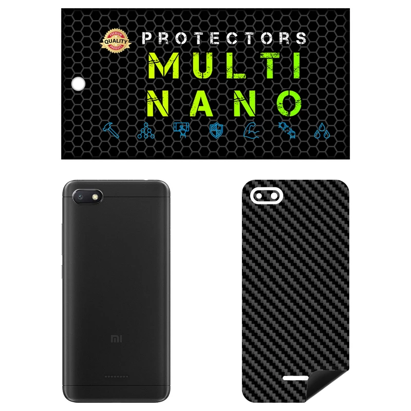 برچسب پوششی مولتی نانو طرح کربن مدل X-F1C مناسب برای گوشی موبایل شیائومی Redmi 6A