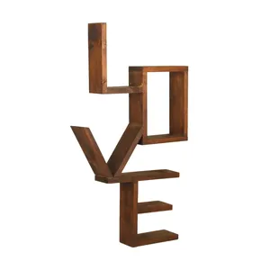 شلف دیواری روجا گالری طرح LOVE مدل R00458352