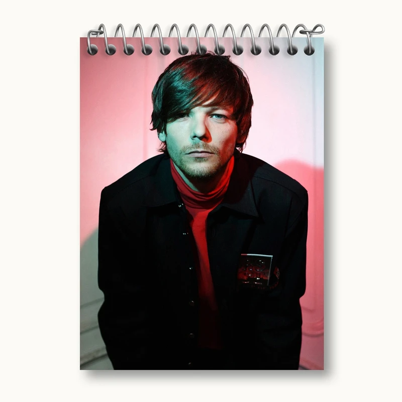 دفتر یادداشت 50 برگ خندالو مدل لویی تاملینسون گروه موسیقی وان دایرکشن One Direction کد 18901