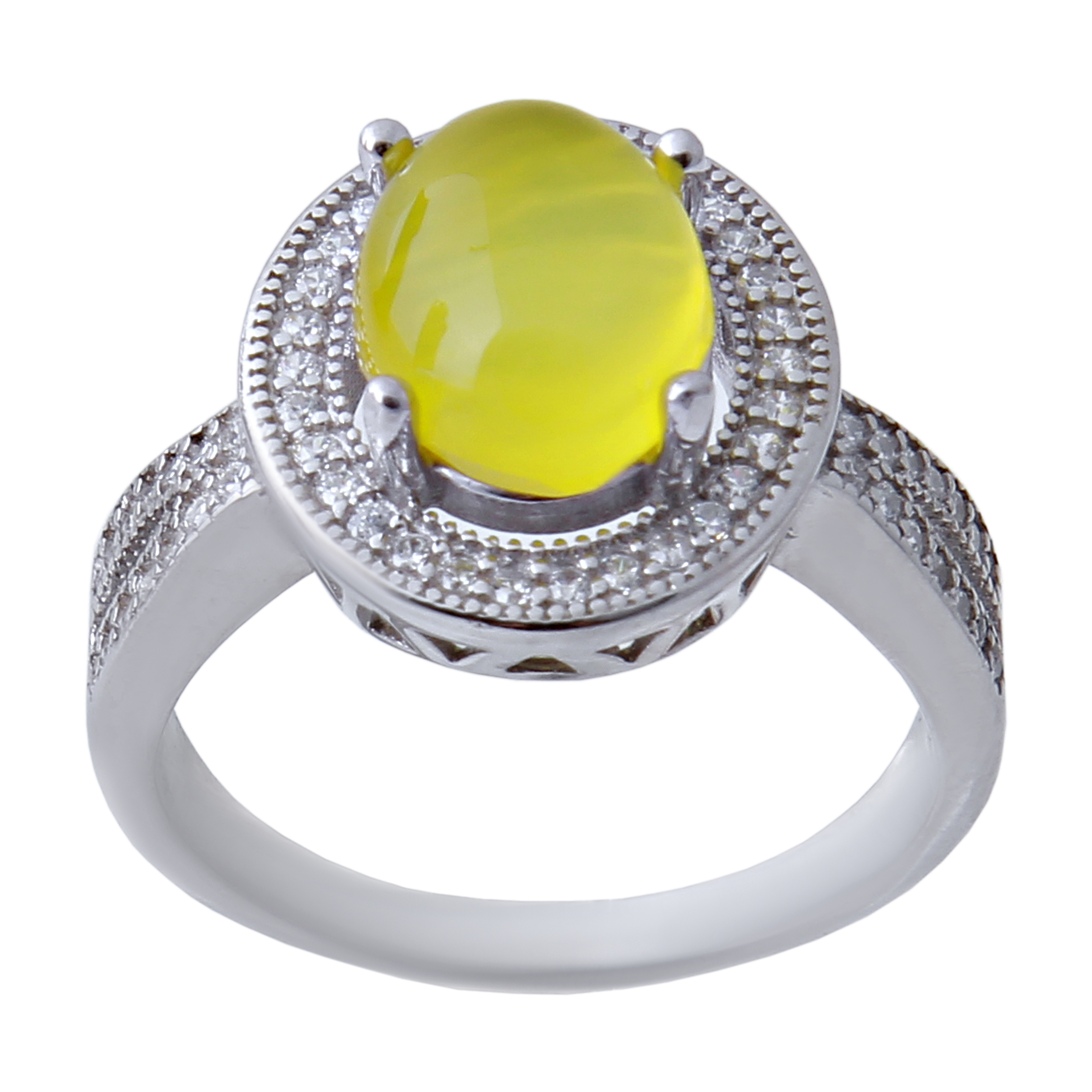   انگشتر نقره زنانه بازرگانی میلادی کد AWR-448