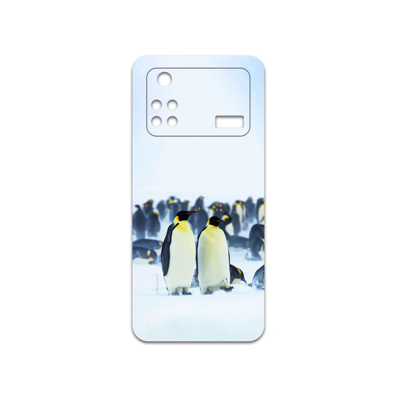 برچسب پوششی ماهوت مدل Penguin مناسب برای گوشی موبایل شیائومی Poco M4 Pro 4G