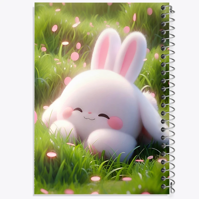 دفتر لیست خرید 50 برگ خندالو طرح خرگوش بامزه کد F5729