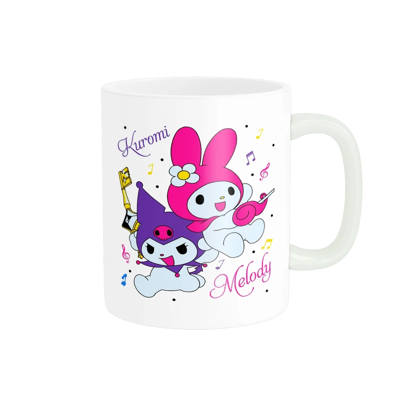 ماگ پادآفرین مدل کارتونی طرح ملودی و کرومی کد p9084