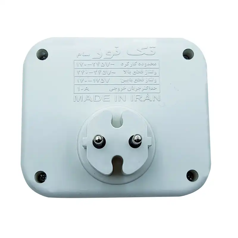 محافظ ولتاژ تک نور مدل دیواری TN-2P-0m