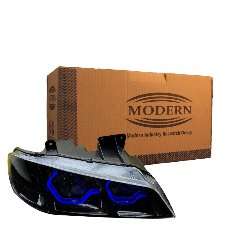 چراغ جلو خودرو گروه پژوهش صنعت مدرن مدل 3D-I8-B مناسب برای پژو پارس بسته دو عددی
